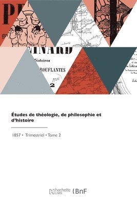 tudes de thologie, de philosophie et d'histoire 1