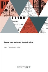 bokomslag Revue Internationale de Droit Pnal