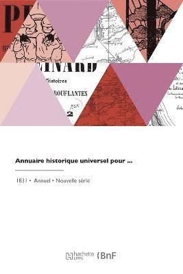 bokomslag Annuaire historique universel
