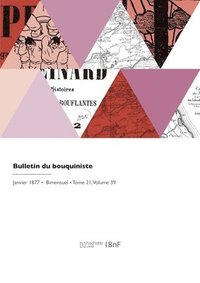 bokomslag Bulletin du bouquiniste