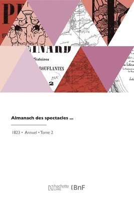 bokomslag Almanach des spectacles