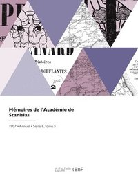bokomslag Mémoires de l'Académie de Stanislas