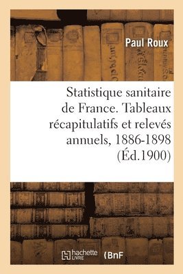 Paul Roux, ROUX-P - Statistique sanitaire des villes de France. Tableaux récapitulatifs et relevés annuels, 1886-1898, Häftad