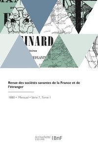 bokomslag Revue des sociétés savantes de la France et de l'étranger