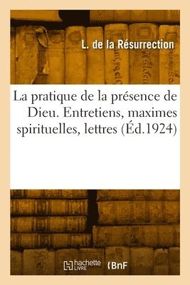 bokomslag La pratique de la prsence de Dieu