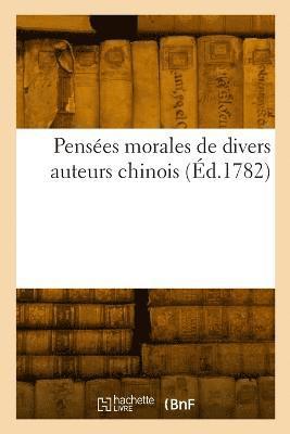 Penses morales de divers auteurs chinois 1