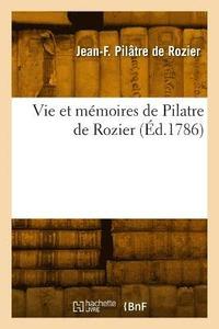 bokomslag Vie Et Mmoires de Pilatre de Rozier