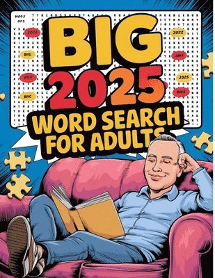 bokomslag Big 2025 Word Search for Adults
