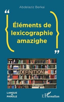 Éléments de lexicographie amazighe
