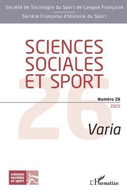 Sciences sociales et sport Numéro 26