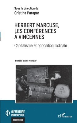 Cristina Parapar - Herbert Marcuse, les conférences à Vincennes, Häftad