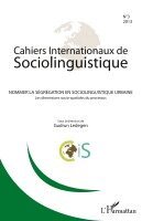 Thierry Bulot, Gudrun Ledegen - Nommer la ségrégation en sociolinguistique urbaine, Häftad