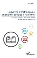 Paul N'Da - Recherche et méthodologie en sciences sociales et humaines, Häftad