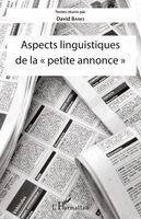 David Banks - Aspects linguistiques de la "petite annonce", Häftad