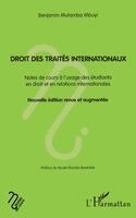 Benjamin Mulamba Mbuyi - Droit des traités internationaux, Häftad