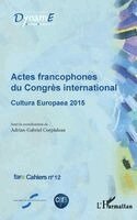 Birte Wassenberg - Actes francophones du Congrès international, Häftad