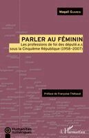 Guaresi Magali - Parler au féminin, Häftad
