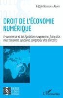 Kodjo Ndukuma Adjayi - Droit de l'économie numérique, Häftad