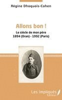 Régine Dhoquois-Cohen - Allons bon !, Häftad