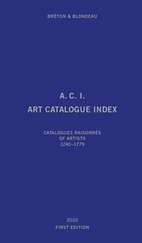 bokomslag Art Catalogue Index