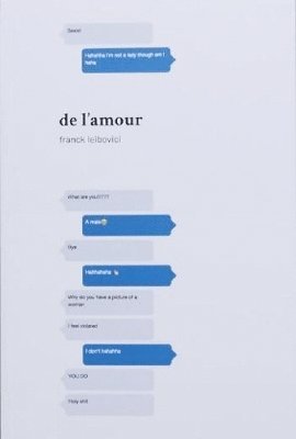 bokomslag de l'amour