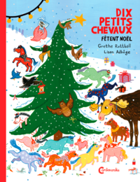 bokomslag Tio vilda hästar firar jul (Franska)
