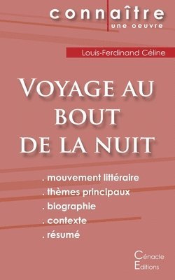 bokomslag Fiche de lecture Voyage au bout de la nuit de Louis-Ferdinand Celine (Analyse litteraire de reference et resume complet)