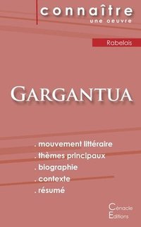 bokomslag Fiche de lecture Gargantua de Francois Rabelais (analyse litteraire de reference et resume complet)