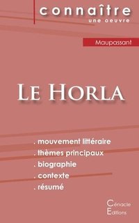 bokomslag Fiche de lecture Le Horla de Maupassant (analyse litteraire de reference et resume complet)