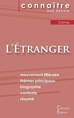 bokomslag Fiche de lecture L'Etranger de Albert Camus (analyse litteraire de reference et resume complet)