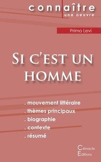 bokomslag Fiche de lecture Si c'est un homme de Primo Levi (Analyse littéraire de référence et résumé complet)