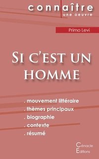 bokomslag Fiche de lecture Si c'est un homme de Primo Levi (Analyse littraire de rfrence et rsum complet)