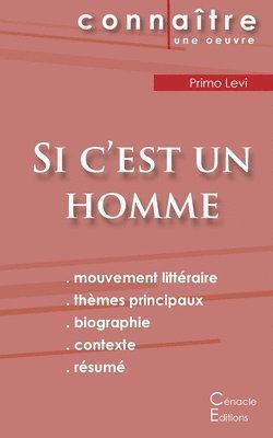 bokomslag Fiche de lecture Si c'est un homme de Primo Levi (Analyse littraire de rfrence et rsum complet)