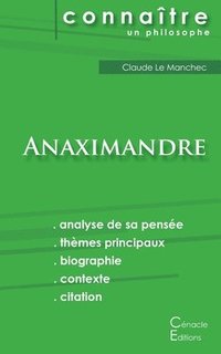 bokomslag Comprendre Anaximandre (analyse complte de sa pense)