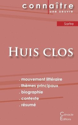 bokomslag Fiche de lecture Huis clos de Jean-Paul Sartre (Analyse littraire de rfrence et rsum complet)