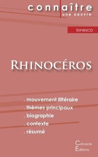 bokomslag Fiche de lecture Rhinoceros de Eugene Ionesco (Analyse litteraire de reference et resume complet)