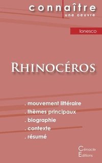 bokomslag Fiche de lecture Rhinocéros de Eugène Ionesco (Analyse littéraire de référence et résumé complet)