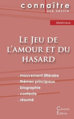 Marivaux - Fiche de lecture Le Jeu de l'amour et du hasard de Marivaux (Analyse littéraire de référence et résumé complet), Häftad