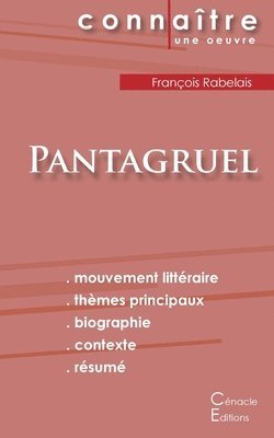 bokomslag Fiche de lecture Pantagruel de Francois Rabelais (Analyse litteraire de reference et resume complet)