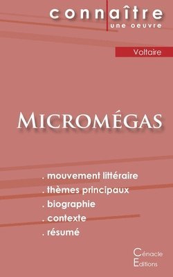 bokomslag Fiche de lecture Micromegas de Voltaire (Analyse litteraire de reference et resume complet)