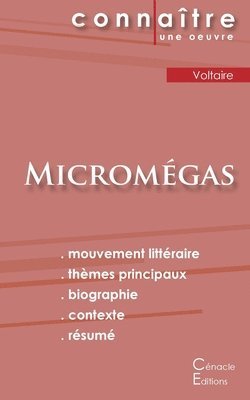 bokomslag Fiche de lecture Micromégas de Voltaire (Analyse littéraire de référence et résumé complet)