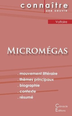 bokomslag Fiche de lecture Micromgas de Voltaire (Analyse littraire de rfrence et rsum complet)