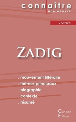 bokomslag Fiche de lecture Zadig de Voltaire (Analyse littéraire de référence et résumé complet)