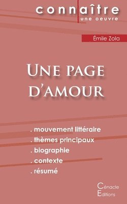 Fiche de lecture Une page d'amour de Emile Zola (Analyse litteraire de reference et resume complet) 1