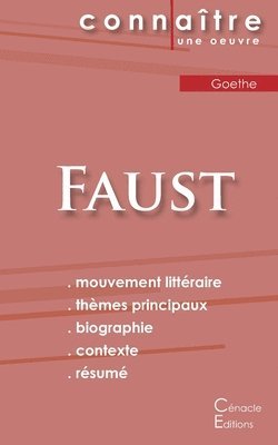 Goethe - Fiche de lecture Faust de Goethe (Analyse littéraire de référence et résumé complet), Häftad