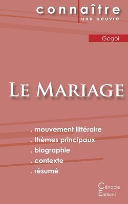 bokomslag Fiche de lecture Le Mariage de Nicolas Gogol (Analyse littraire de rfrence et rsum complet)