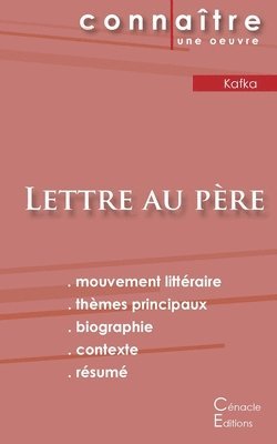 Franz Kafka - Fiche de lecture Lettre au père de Kafka (Analyse littéraire de référence et résumé complet), Häftad