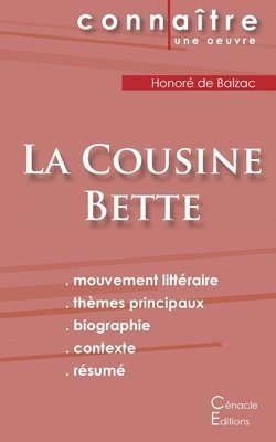 Fiche de lecture La Cousine Bette de Balzac (Analyse littraire de rfrence et rsum complet) 1