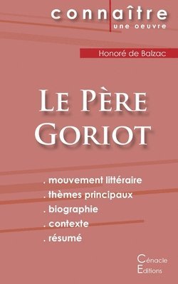 bokomslag Fiche de lecture Le Père Goriot de Balzac (Analyse littéraire de référence et résumé complet)