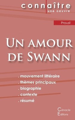 bokomslag Fiche de lecture Un amour de Swann de Marcel Proust (analyse littéraire de référence et résumé complet)